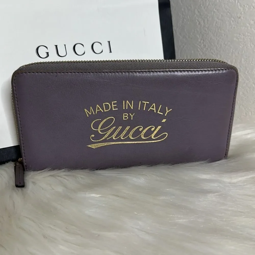 💯Authentic Gucci Zipped Around Long Wallet🍀